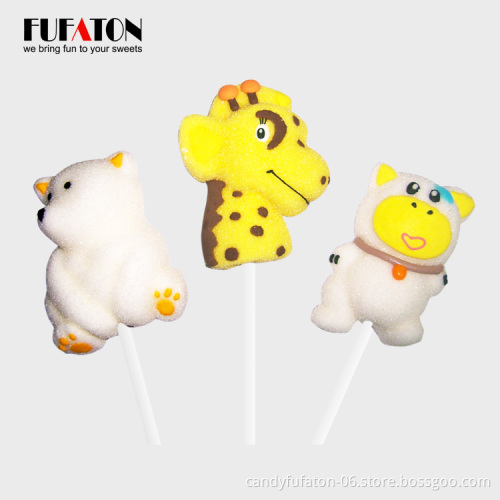 Lovely fruit flavored unicorn shaped lollipop candy